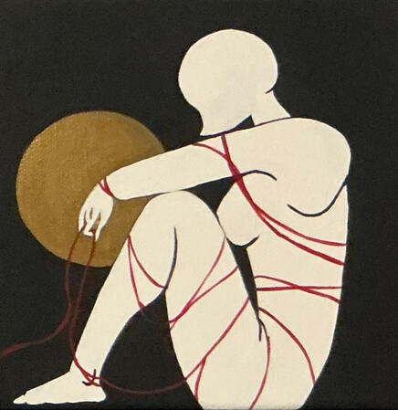 Within We are tied to ourselves first, the thread of self-love, healing, and rediscovery never breaks